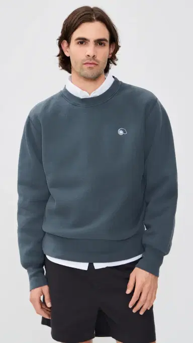 Aaron Levine Crewneck Sweatshirt late Blue | Thumbnail 2 Aaron Levine Crewneck Sweatshirt late Blue | Thumbnail 2