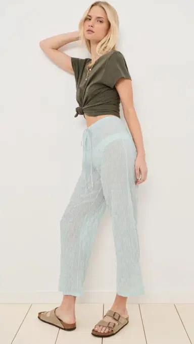 LE BOP x ally K. Goldman Arden Pants Sage Green | Thumbnail 4 LE BOP x ally K. Goldman Arden Pants Sage Green | Thumbnail 4
