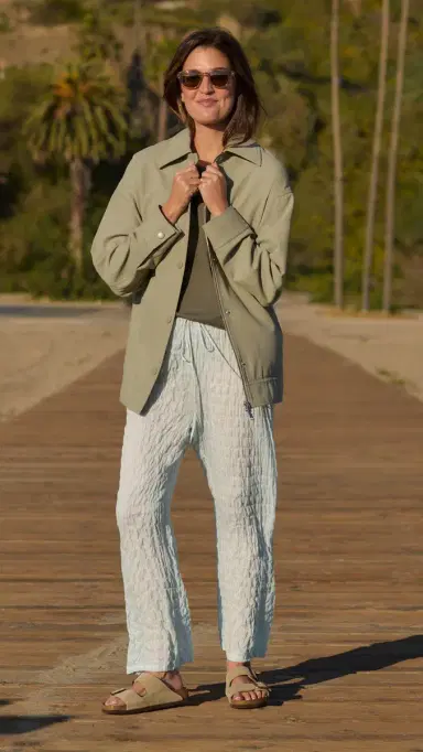 LE BOP x ally K. Goldman Arden Pants Sage Green | Thumbnail 6 LE BOP x ally K. Goldman Arden Pants Sage Green | Thumbnail 6