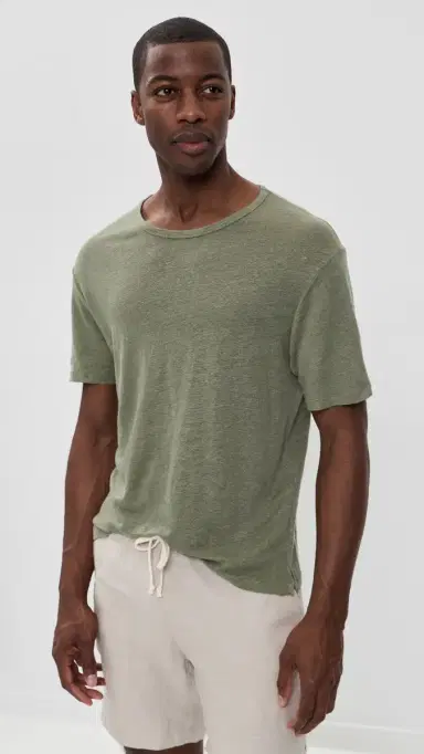 Alex Crane Linen Sun Tee Jade | Thumbnail 2 Alex Crane Linen Sun Tee Jade | Thumbnail 2