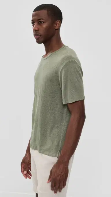 Alex Crane Linen Sun Tee Jade | Thumbnail 4 Alex Crane Linen Sun Tee Jade | Thumbnail 4