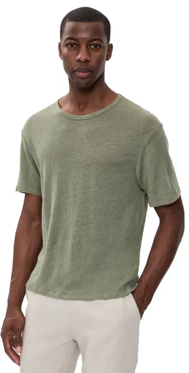 Alex Crane Linen Sun Tee Jade | Thumbnail 1 Alex Crane Linen Sun Tee Jade | Thumbnail 1