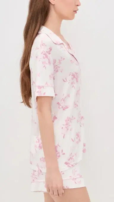Eberjey Gisele Printed Relaxed Shorts Pajama et Rose Garden | Thumbnail 4 Eberjey Gisele Printed Relaxed Shorts Pajama et Rose Garden | Thumbnail 4