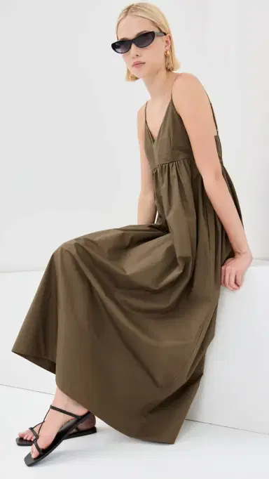 Jenni Kayne Cove Dress Olive L | Thumbnail 2 Jenni Kayne Cove Dress Olive L | Thumbnail 2