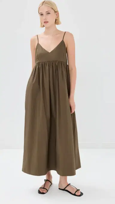 Jenni Kayne Cove Dress Olive L | Thumbnail 3 Jenni Kayne Cove Dress Olive L | Thumbnail 3