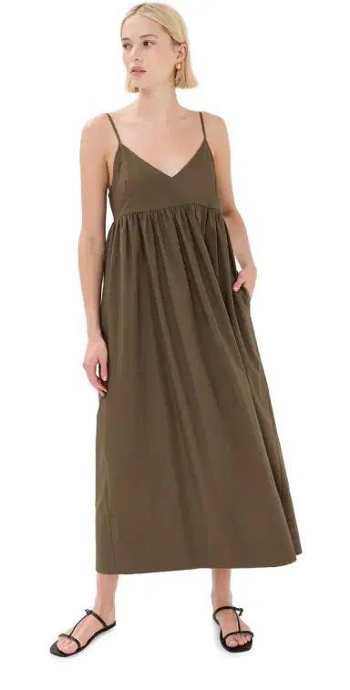 Jenni Kayne Cove Dress Olive L | Thumbnail 1 Jenni Kayne Cove Dress Olive L | Thumbnail 1