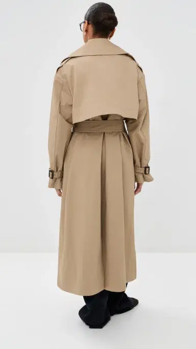 CO Double ayered Trench Coat Camel | Thumbnail 3 CO Double ayered Trench Coat Camel | Thumbnail 3