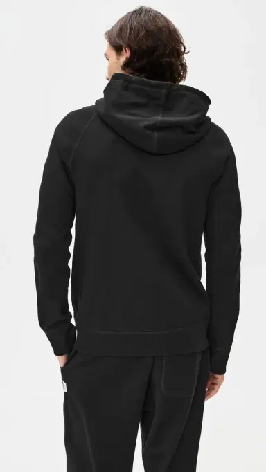 REIGNING CHAMP id-Weight Terry Slim Zip Hoodie Black | Thumbnail 3 REIGNING CHAMP id-Weight Terry Slim Zip Hoodie Black | Thumbnail 3