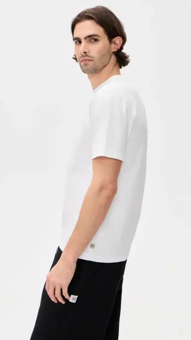 REIGNING CHAMP Midweight Jersey tandard T-Shirt White | Thumbnail 4 REIGNING CHAMP Midweight Jersey tandard T-Shirt White | Thumbnail 4