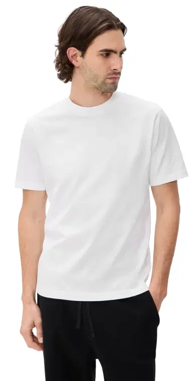 REIGNING CHAMP Midweight Jersey tandard T-Shirt White | Thumbnail 1 REIGNING CHAMP Midweight Jersey tandard T-Shirt White | Thumbnail 1