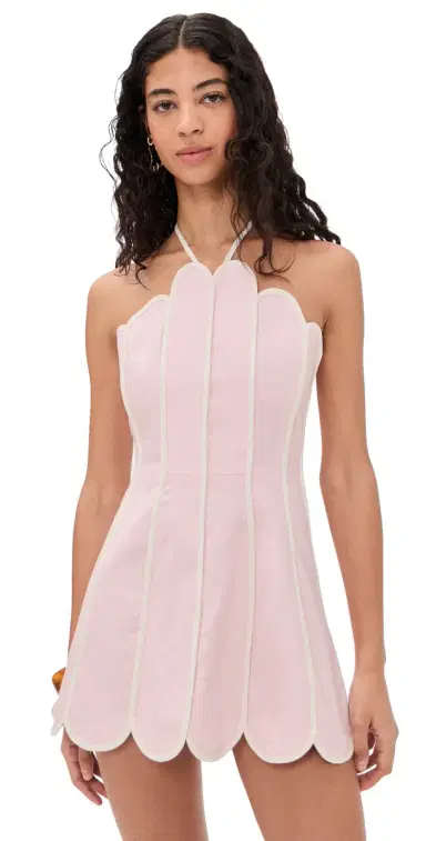 Azulu Lenny inen Dress Ballet Pink | Thumbnail 1 Azulu Lenny inen Dress Ballet Pink | Thumbnail 1