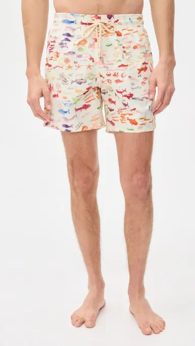 Vilebrequin Moorea Swim Trunks 6 | Thumbnail 2 Vilebrequin Moorea Swim Trunks 6 | Thumbnail 2