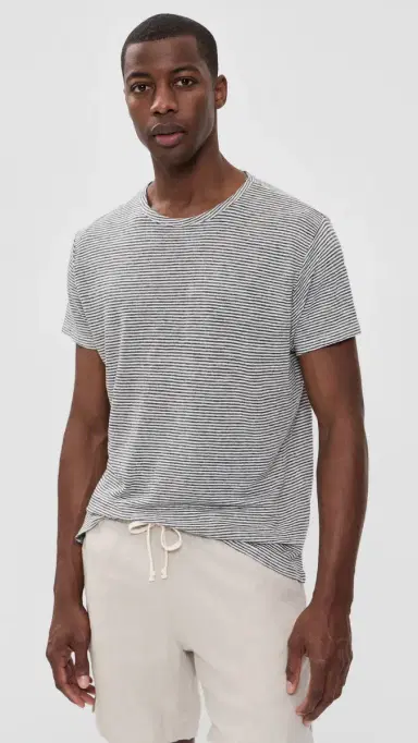 Alex Crane Linen Sun Tee Lines S | Thumbnail 2 Alex Crane Linen Sun Tee Lines S | Thumbnail 2