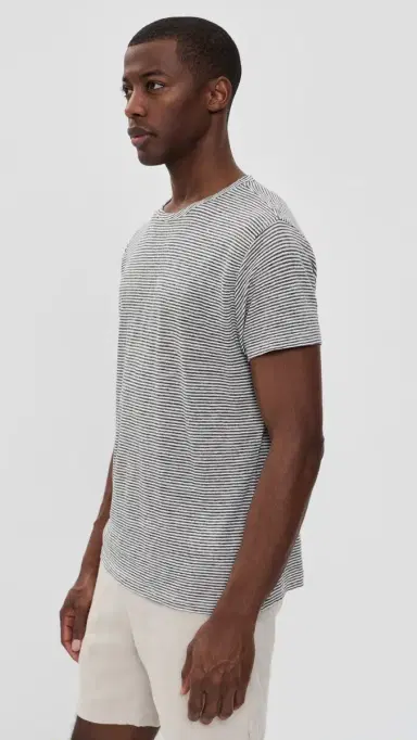 Alex Crane Linen Sun Tee Lines S | Thumbnail 4 Alex Crane Linen Sun Tee Lines S | Thumbnail 4