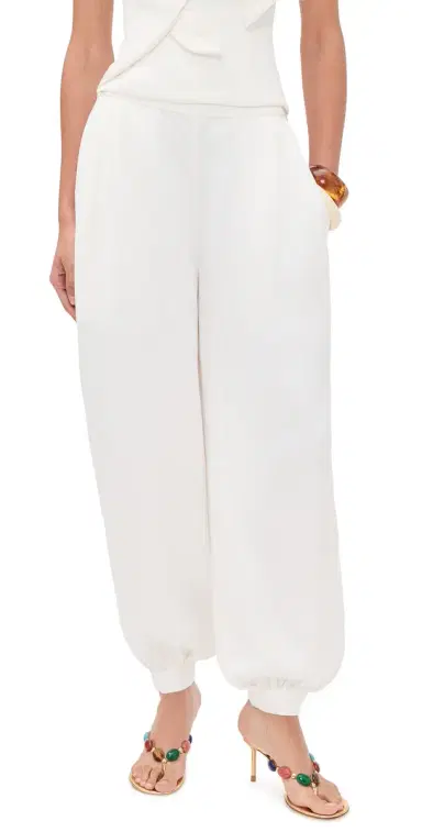 JBQ Lottie Balloon Pants White | Thumbnail 1 JBQ Lottie Balloon Pants White | Thumbnail 1