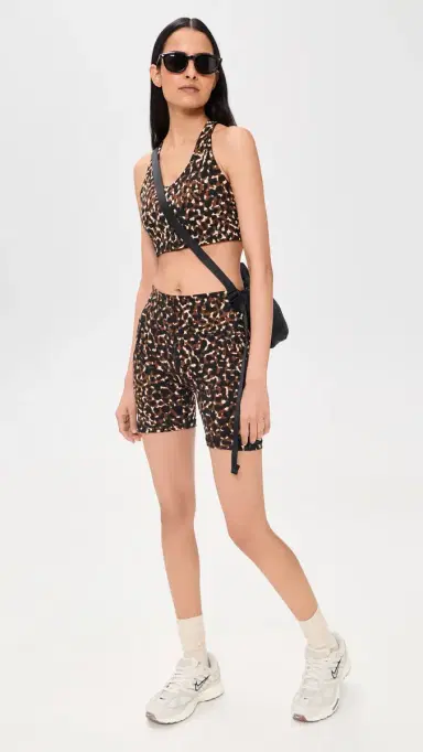 Sweaty Betty Power Biker Shorts 6 Brown Offbeat Animal Print | Thumbnail 5 Sweaty Betty Power Biker Shorts 6 Brown Offbeat Animal Print | Thumbnail 5