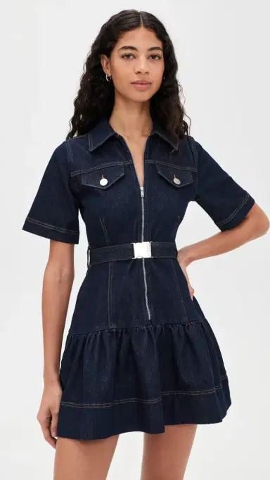 ALIGNE Amanda Denim Mini Dress Indigo | Thumbnail 2 ALIGNE Amanda Denim Mini Dress Indigo | Thumbnail 2