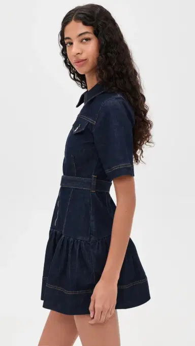 ALIGNE Amanda Denim Mini Dress Indigo | Thumbnail 4 ALIGNE Amanda Denim Mini Dress Indigo | Thumbnail 4