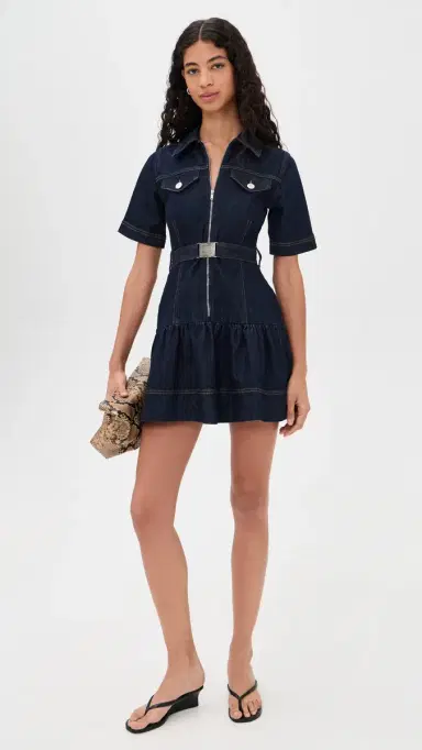 ALIGNE Amanda Denim Mini Dress Indigo | Thumbnail 5 ALIGNE Amanda Denim Mini Dress Indigo | Thumbnail 5