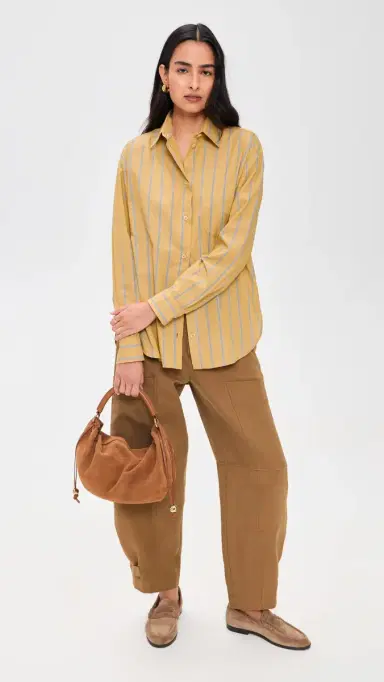 Jamie Haller The Essential Shirt Golden tripe | Thumbnail 5 Jamie Haller The Essential Shirt Golden tripe | Thumbnail 5