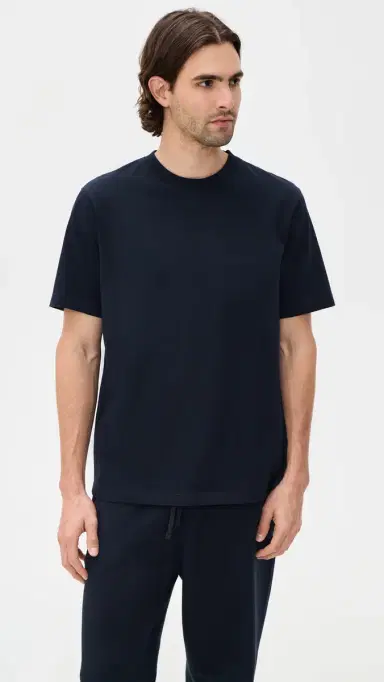 Reigning Champ Midweight Jersey OG T-Shirt Navy | Thumbnail 2 Reigning Champ Midweight Jersey OG T-Shirt Navy | Thumbnail 2