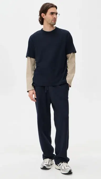 Reigning Champ Midweight Jersey OG T-Shirt Navy | Thumbnail 5 Reigning Champ Midweight Jersey OG T-Shirt Navy | Thumbnail 5