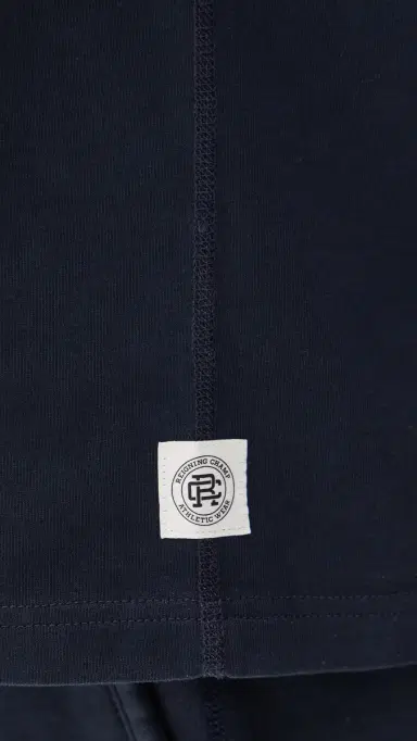 Reigning Champ Midweight Jersey OG T-Shirt Navy | Thumbnail 6 Reigning Champ Midweight Jersey OG T-Shirt Navy | Thumbnail 6