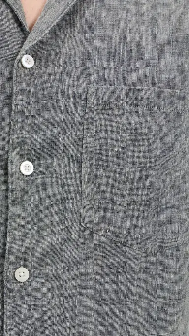 Madewell Short Sleeve Linen Top Dark Chambray | Thumbnail 6 Madewell Short Sleeve Linen Top Dark Chambray | Thumbnail 6