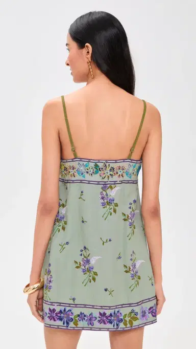 Free People Bali Take Me with You Mini Dress Mint Combo | Thumbnail 3 Free People Bali Take Me with You Mini Dress Mint Combo | Thumbnail 3