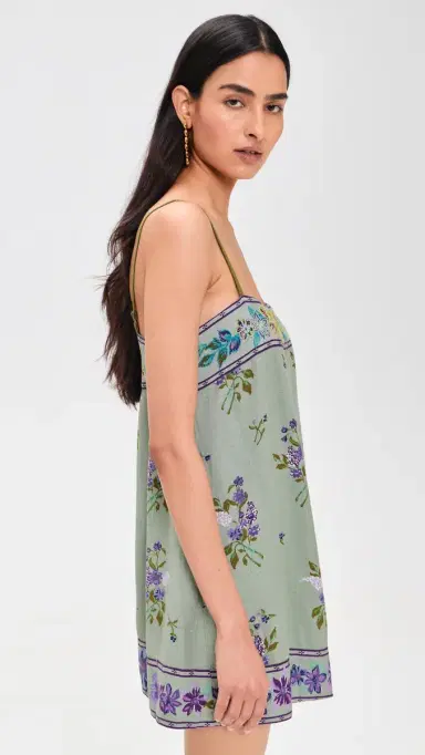 Free People Bali Take Me with You Mini Dress Mint Combo | Thumbnail 4 Free People Bali Take Me with You Mini Dress Mint Combo | Thumbnail 4