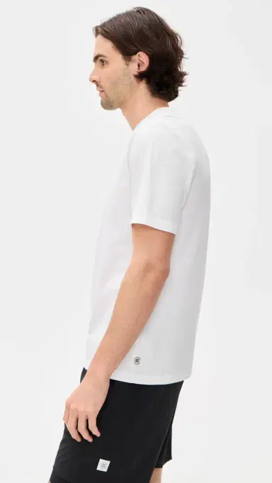 REIGNING CHAMP Lightweight Jersey tandard T-Shirt White | Thumbnail 4 REIGNING CHAMP Lightweight Jersey tandard T-Shirt White | Thumbnail 4