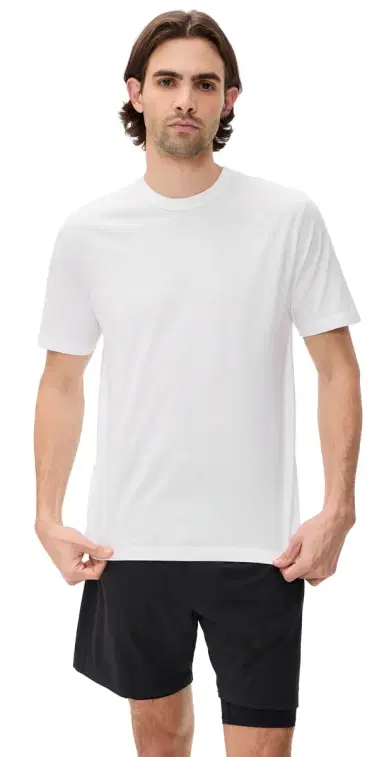 REIGNING CHAMP Lightweight Jersey tandard T-Shirt White | Thumbnail 1 REIGNING CHAMP Lightweight Jersey tandard T-Shirt White | Thumbnail 1