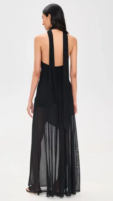 Show Me Your Mumu Katia Maxi Dress Black esh | Thumbnail 3 Show Me Your Mumu Katia Maxi Dress Black esh | Thumbnail 3