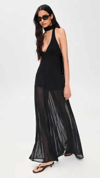 Show Me Your Mumu Katia Maxi Dress Black esh | Thumbnail 5 Show Me Your Mumu Katia Maxi Dress Black esh | Thumbnail 5