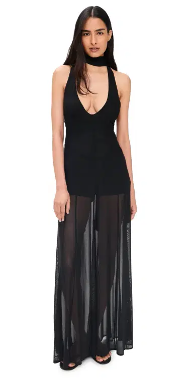 Show Me Your Mumu Katia Maxi Dress Black esh | Thumbnail 1 Show Me Your Mumu Katia Maxi Dress Black esh | Thumbnail 1