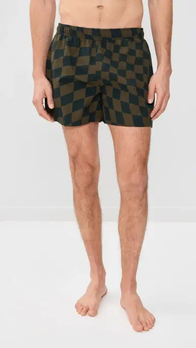 AUTO-REPLY Printed Sebastian Swim Trunks 4 irage/olino | Thumbnail 2 AUTO-REPLY Printed Sebastian Swim Trunks 4 irage/olino | Thumbnail 2