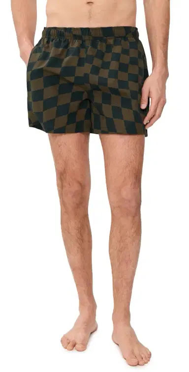 AUTO-REPLY Printed Sebastian Swim Trunks 4 irage/olino | Thumbnail 1 AUTO-REPLY Printed Sebastian Swim Trunks 4 irage/olino | Thumbnail 1