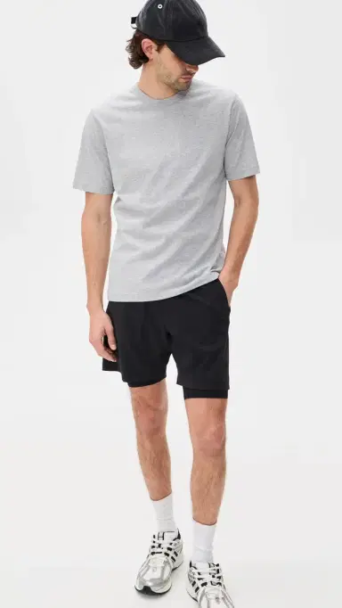 REIGNING CHAMP Lightweight Jersey tandard T-Shirt Hgrey | Thumbnail 2 REIGNING CHAMP Lightweight Jersey tandard T-Shirt Hgrey | Thumbnail 2