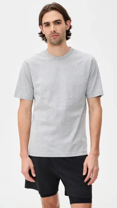 REIGNING CHAMP Lightweight Jersey tandard T-Shirt Hgrey | Thumbnail 3 REIGNING CHAMP Lightweight Jersey tandard T-Shirt Hgrey | Thumbnail 3