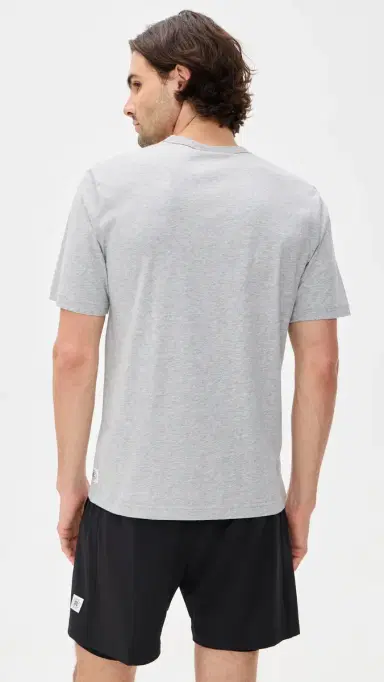REIGNING CHAMP Lightweight Jersey tandard T-Shirt Hgrey | Thumbnail 4 REIGNING CHAMP Lightweight Jersey tandard T-Shirt Hgrey | Thumbnail 4