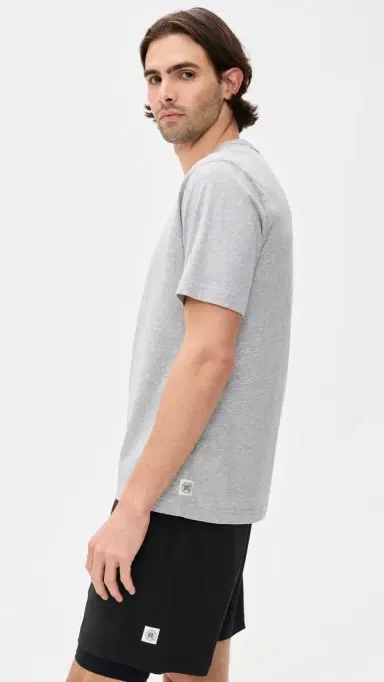 REIGNING CHAMP Lightweight Jersey tandard T-Shirt Hgrey | Thumbnail 5 REIGNING CHAMP Lightweight Jersey tandard T-Shirt Hgrey | Thumbnail 5
