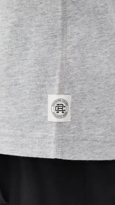 REIGNING CHAMP Lightweight Jersey tandard T-Shirt Hgrey | Thumbnail 6 REIGNING CHAMP Lightweight Jersey tandard T-Shirt Hgrey | Thumbnail 6