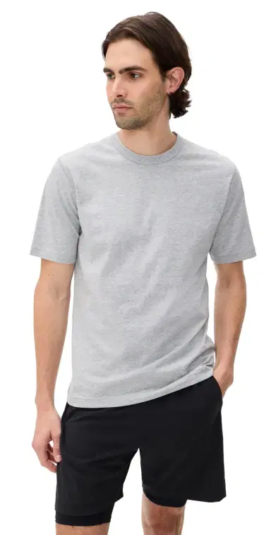 REIGNING CHAMP Lightweight Jersey tandard T-Shirt Hgrey | Thumbnail 1 REIGNING CHAMP Lightweight Jersey tandard T-Shirt Hgrey | Thumbnail 1