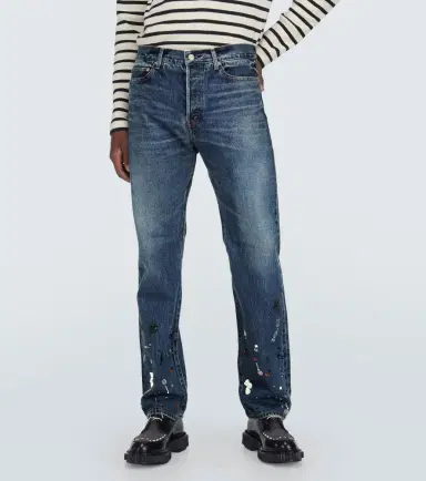 Undercover Beaded straight jeans | Thumbnail 6 Undercover Beaded straight jeans | Thumbnail 6