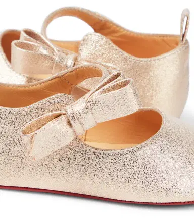 Christian Louboutin Kids Baby Lou Babe leather Mary Jane flats | Thumbnail 3 Christian Louboutin Kids Baby Lou Babe leather Mary Jane flats | Thumbnail 3