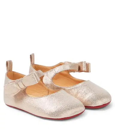 Christian Louboutin Kids Baby Lou Babe leather Mary Jane flats | Thumbnail 1 Christian Louboutin Kids Baby Lou Babe leather Mary Jane flats | Thumbnail 1