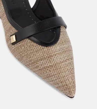 Max Mara Leather-trimmed slingback flats | Thumbnail 6 Max Mara Leather-trimmed slingback flats | Thumbnail 6