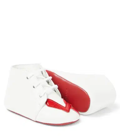 Christian Louboutin Kids Baby Love leather booties | Thumbnail 4 Christian Louboutin Kids Baby Love leather booties | Thumbnail 4