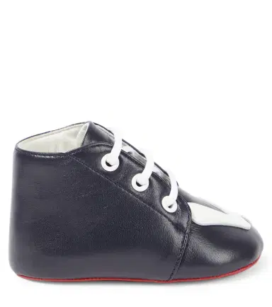 Christian Louboutin Kids Baby Love leather booties | Thumbnail 2 Christian Louboutin Kids Baby Love leather booties | Thumbnail 2