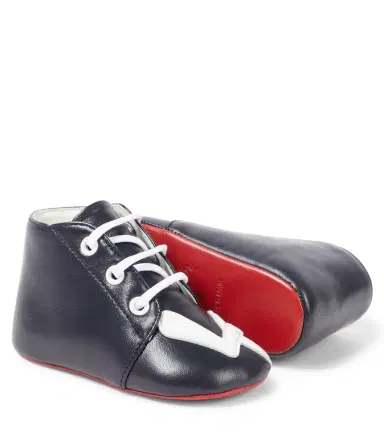 Christian Louboutin Kids Baby Love leather booties | Thumbnail 4 Christian Louboutin Kids Baby Love leather booties | Thumbnail 4